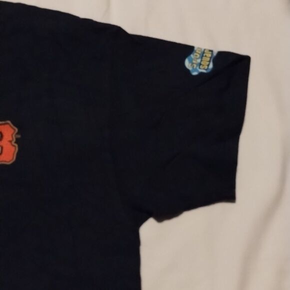 Vntg Nickelodeon SpongeBob ScaredyPants T-Shirt - Black and Gray - Picture 5 of 8